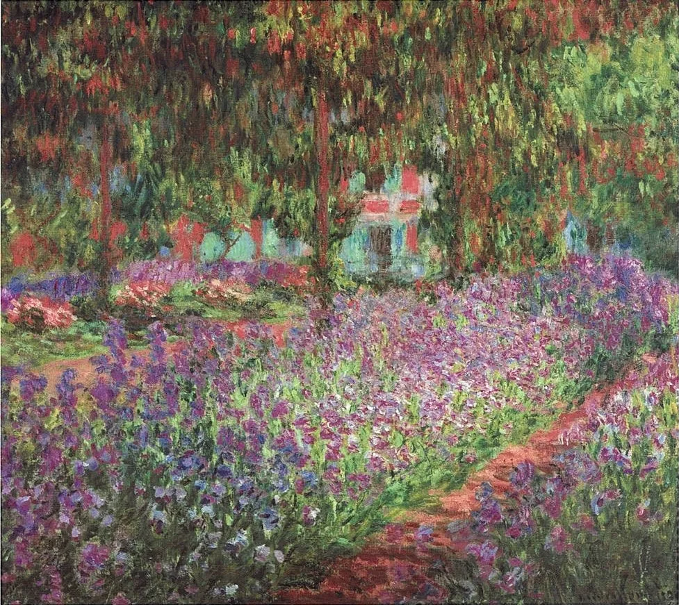 The Artist's Garden at Giverny — Rolled Canvas