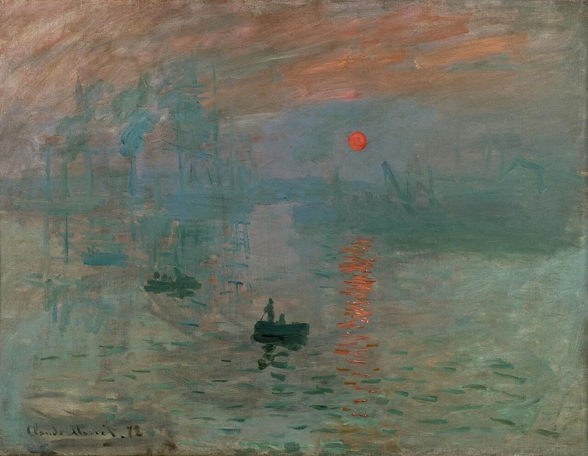 Impression, Sunrise — Rolled Canvas