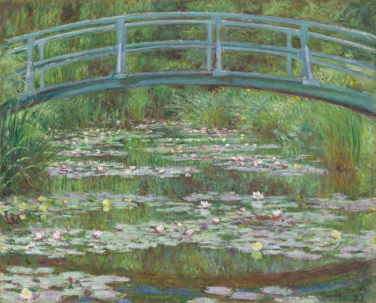 The Japanese Footbridge — Rolled Canvas